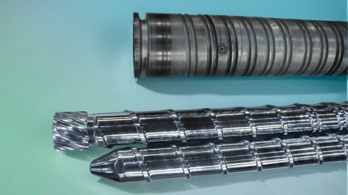 電線(xiàn)電纜擠出機(jī)交聯(lián)聚乙烯螺桿、機(jī)筒