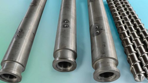 交聯(lián)聚乙烯(XLPE)、聚氯乙烯(PVC)、聚乙烯(PE)、低煙無(wú)鹵電纜擠出機(jī)螺桿